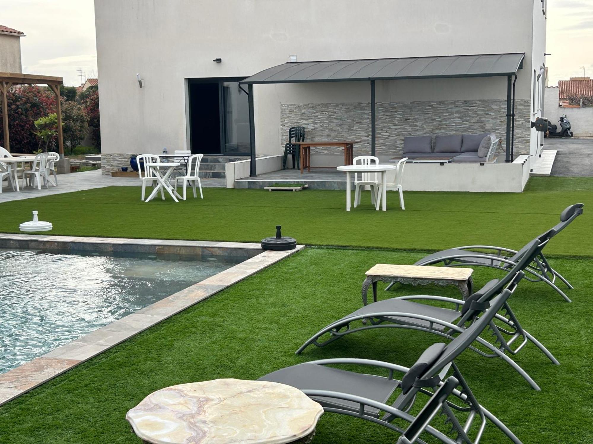 Grande Villa Avec Piscine Bompas (Pyrenees-Orientales) Exterior foto