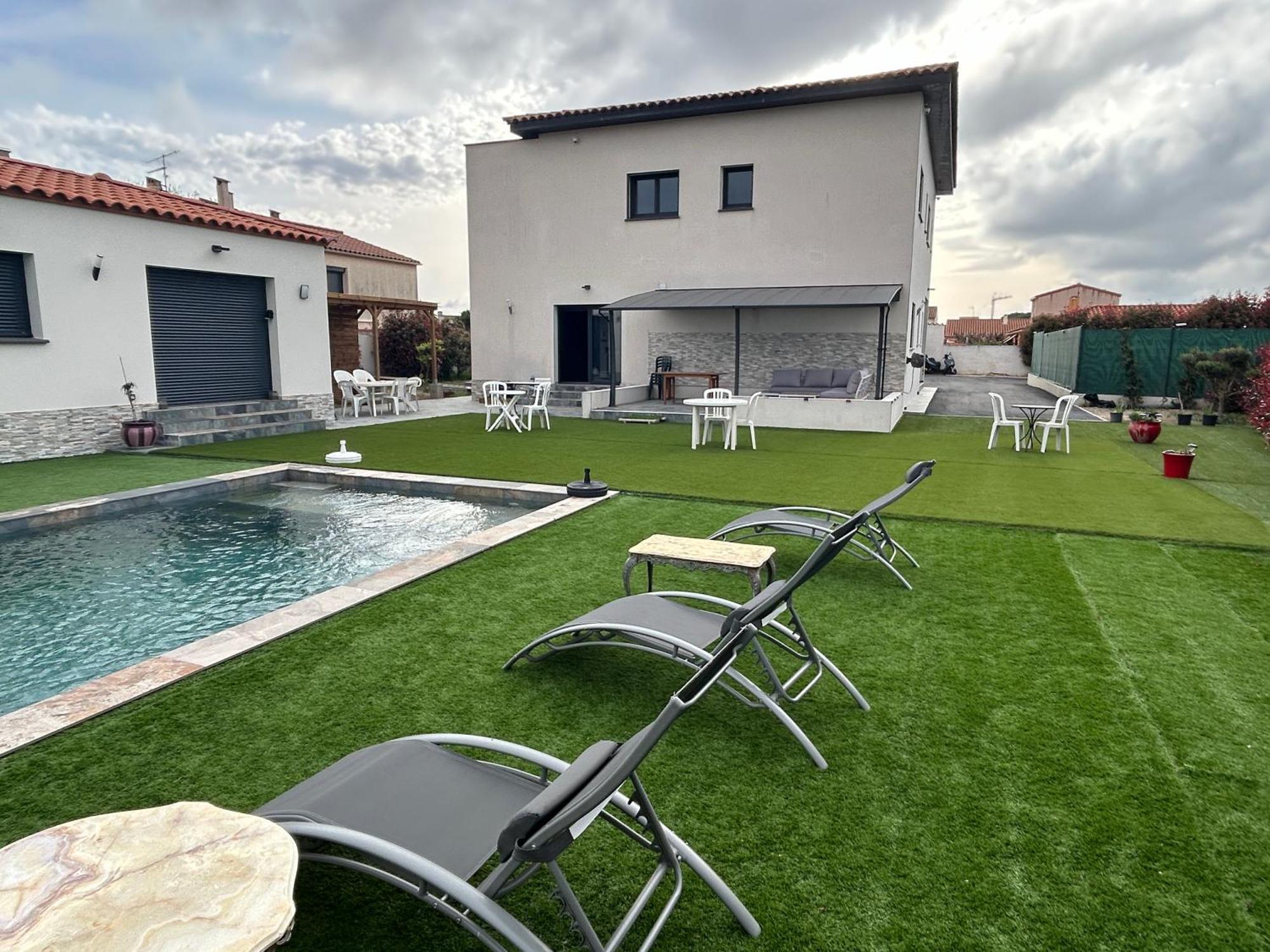 Grande Villa Avec Piscine Bompas (Pyrenees-Orientales) Exterior foto